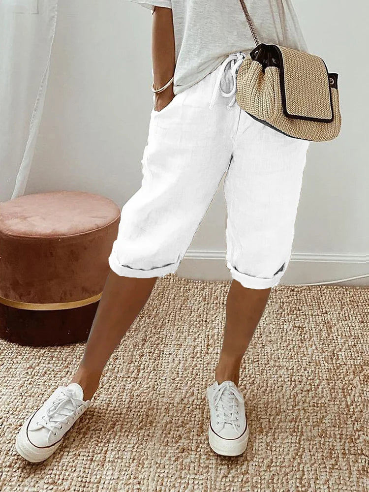 MIA – LIGHT COTTON LINEN SHORTS