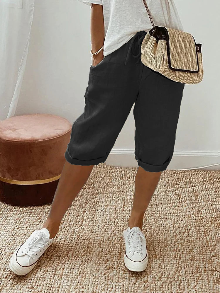 MIA – LIGHT COTTON LINEN SHORTS