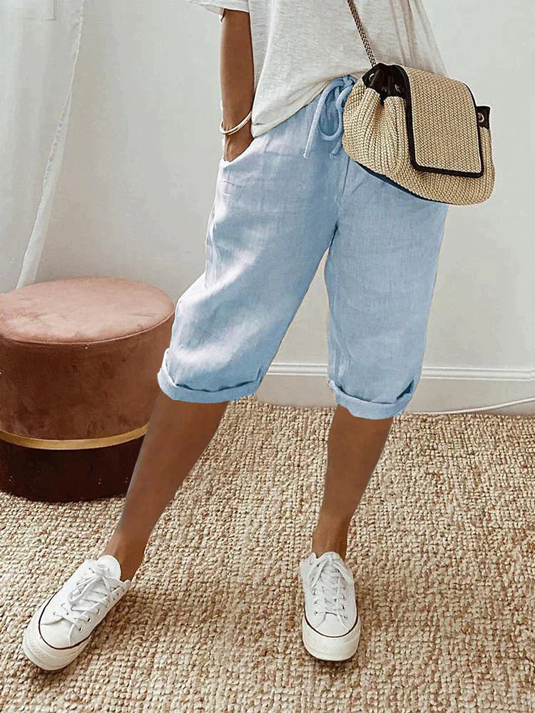 MIA – LIGHT COTTON LINEN SHORTS