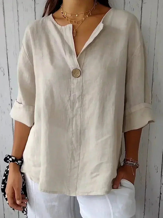 SABRINA V-NECK BLOUSE