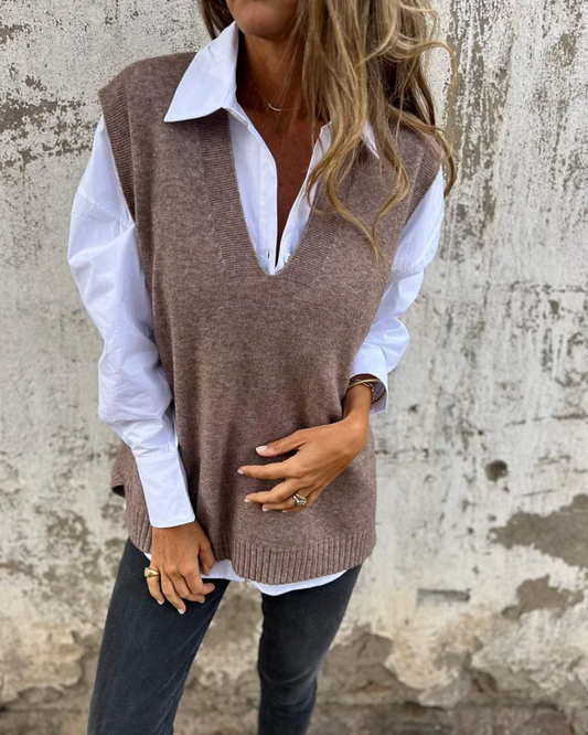 Maeva | Knit Sweater Vest