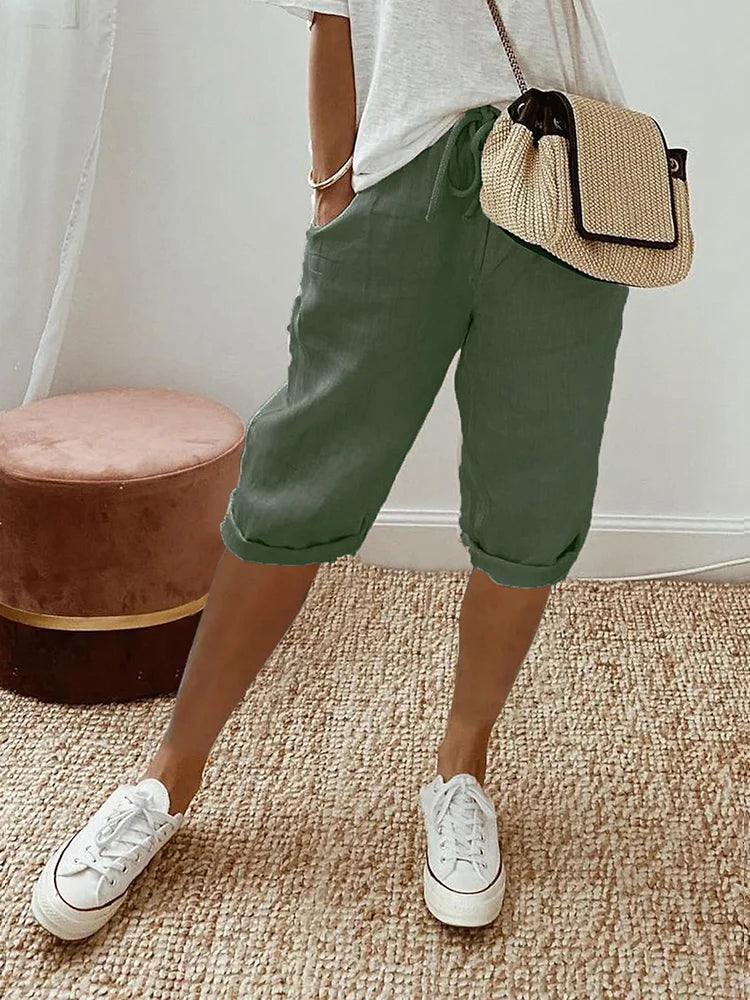 MIA – LIGHT COTTON LINEN SHORTS