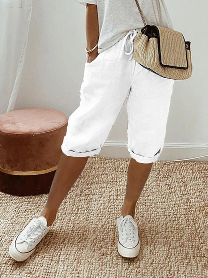 MIA – LIGHT COTTON LINEN SHORTS