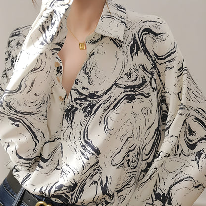Élodie Vintage Lace Blouse