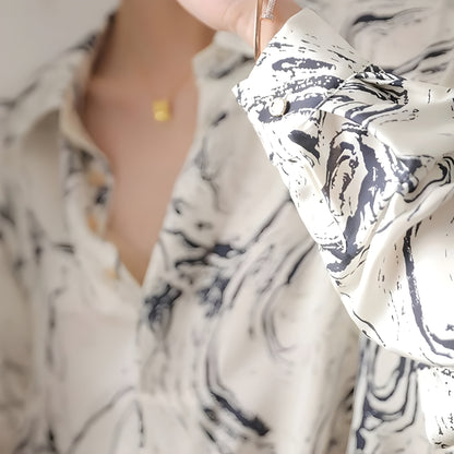 Élodie Vintage Lace Blouse