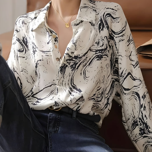 Élodie Vintage Lace Blouse
