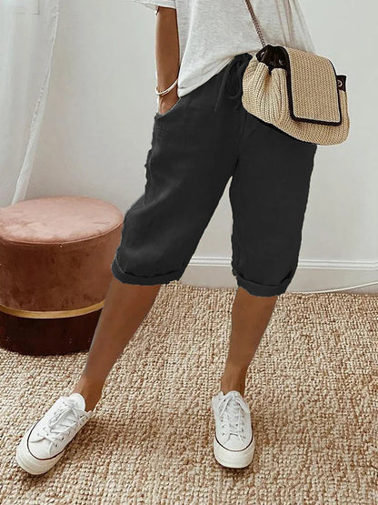 MIA – LIGHT COTTON LINEN SHORTS