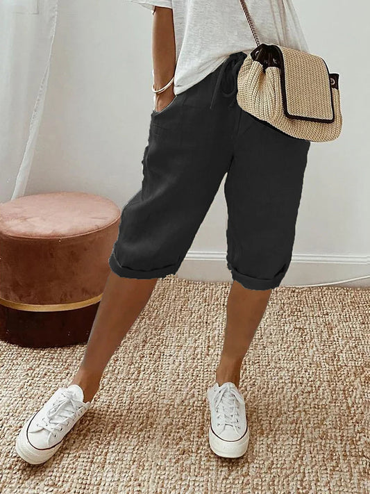 MIA – LIGHT COTTON LINEN SHORTS