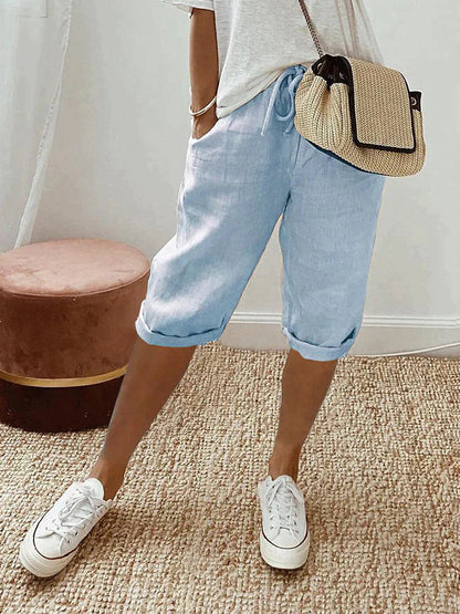 MIA – LIGHT COTTON LINEN SHORTS