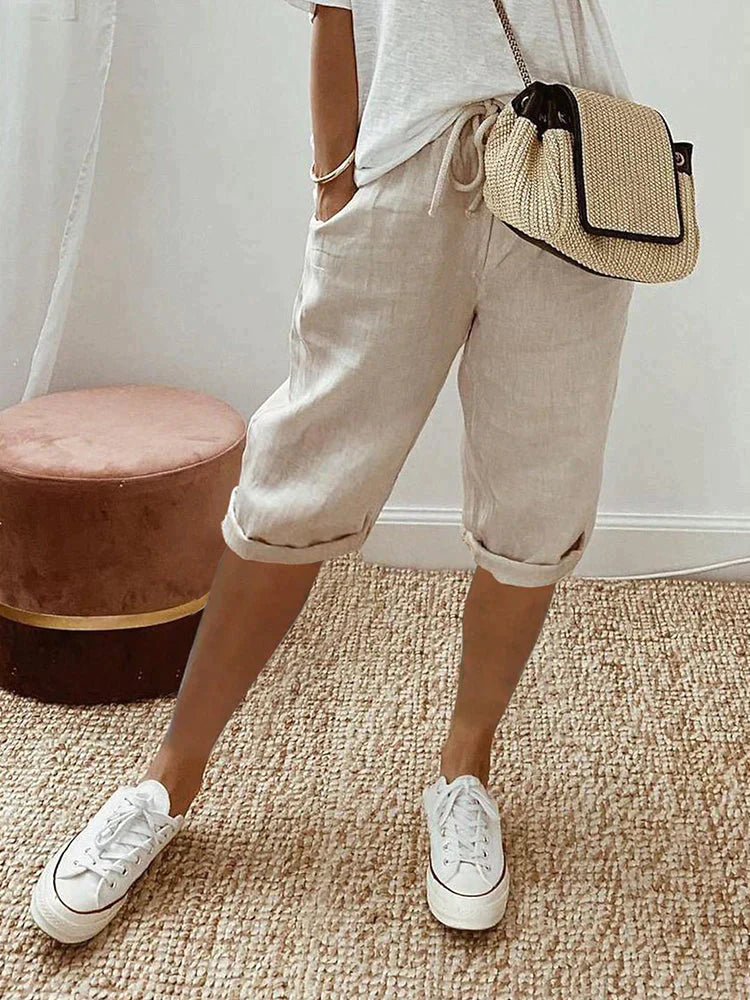 MIA – LIGHT COTTON LINEN SHORTS