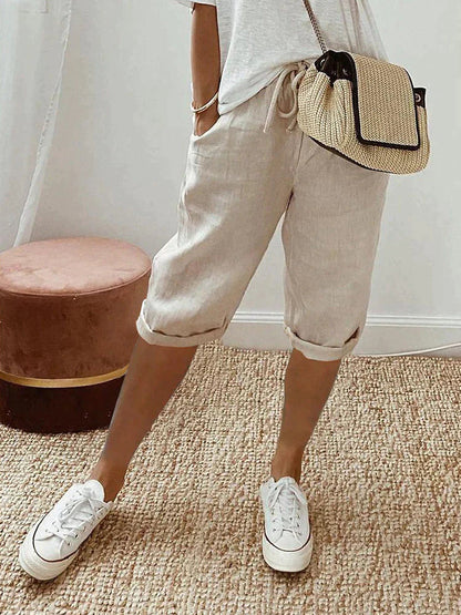 MIA – LIGHT COTTON LINEN SHORTS